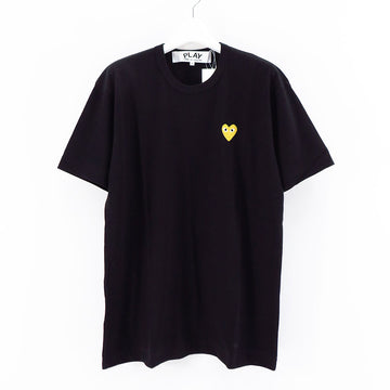  꼼데가르송 골드하트 와펜 반팔티 AX T216 051 1 P1T216 BLACK DOM