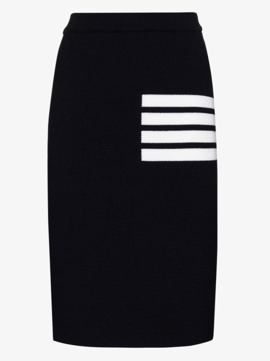  톰브라운 미디 스커트 FKK061A00014415 NAVY DOM - THOM BROWNE