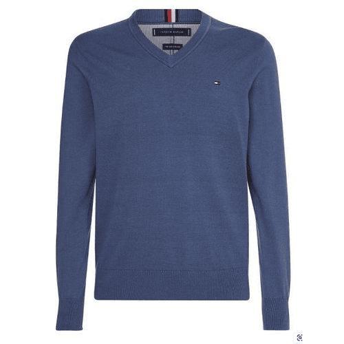  타미힐피거 스웨터 MW22349DBZ BLUE DOM