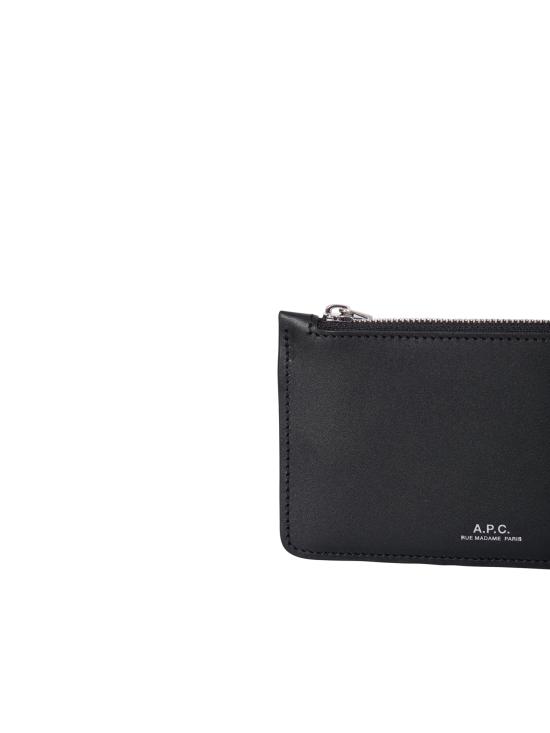  아페쎄 카드지갑 PXAWVH63205LZZ BLACK DOM - A.P.C.