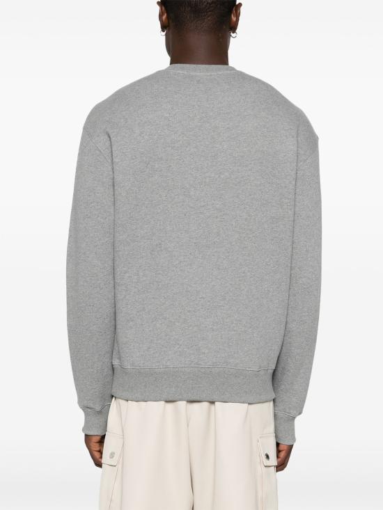  메종키츠네 긴팔 티셔츠 NM00314KM0307 H131 MEDIUM GREY MALENGE DOM - MAISON KITSUNE