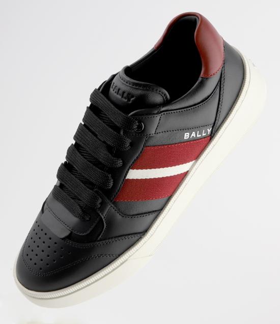 25SS 발리 스니커즈 MSK08YVT179I9886306537I988 BLACK RED DOM