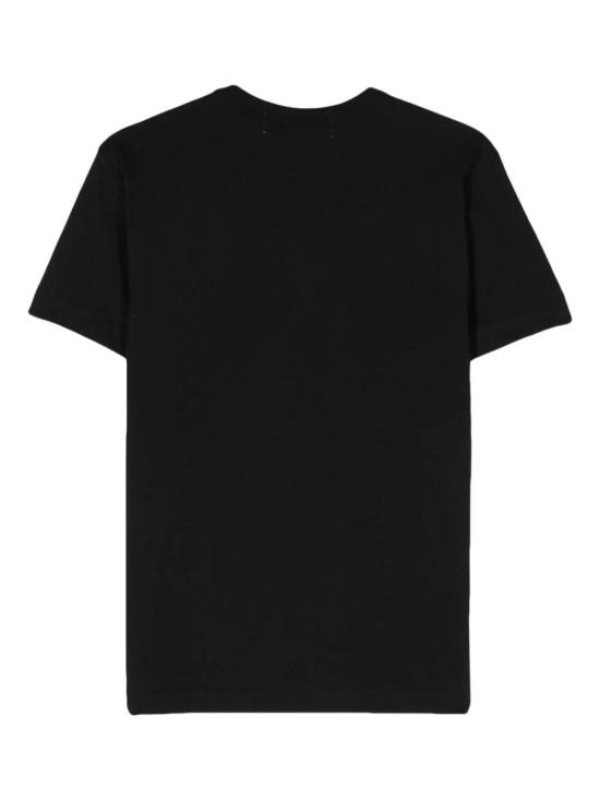 26SS 꼼데가르송 레드 하트 티셔츠 P1T108 BLACK DOM - COMME DES GARCONS