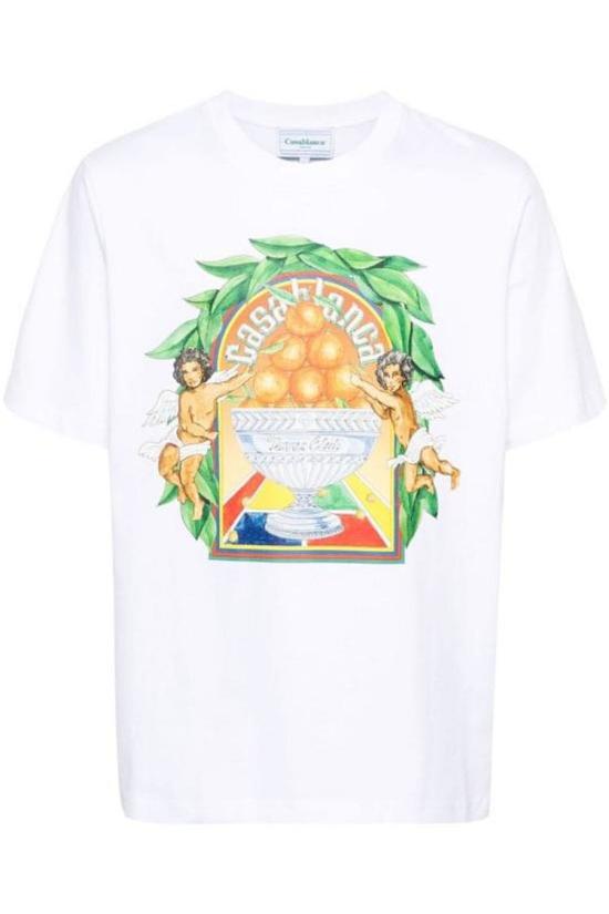  카사블랑카 반팔 티셔츠 UMPS24JTS00109 DOM