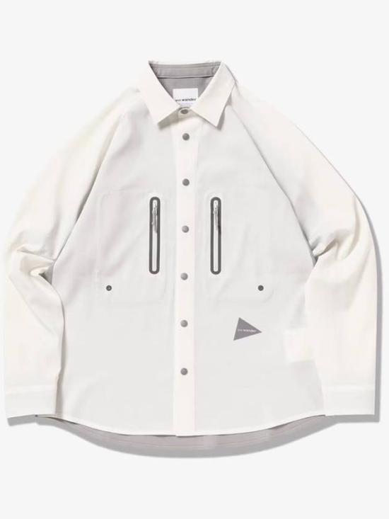  앤드원더 긴팔 셔츠 5744153126031 OFF WHITE DOM