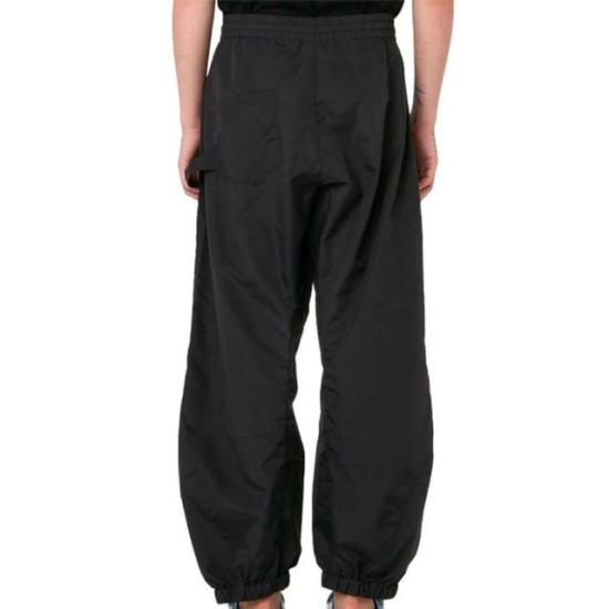  JW앤더슨 트위스트 앵커 로고 자수 조거팬츠 TR0282PG1345 999 BLACK DOM - JW ANDERSON