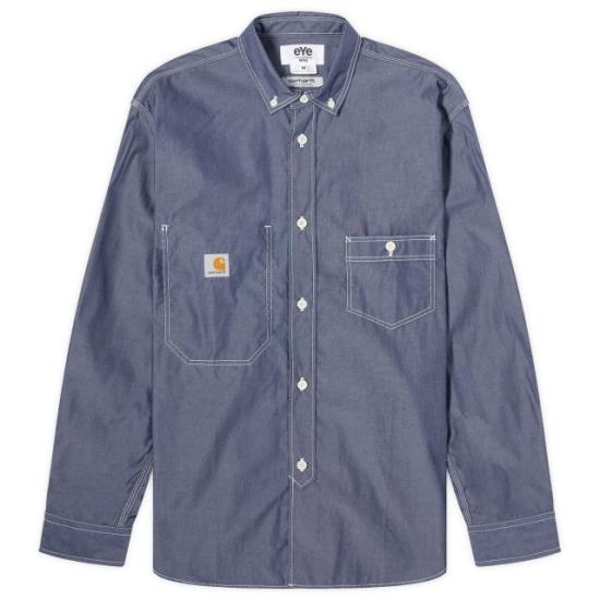  와타나베 준야 긴팔 셔츠 WMB903INDIGO DOM