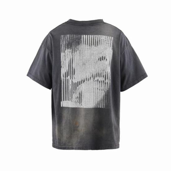  세인트 미카엘 반팔 티셔츠 SMYS80000C23BLACK DOM - SAINT MXXXXXX