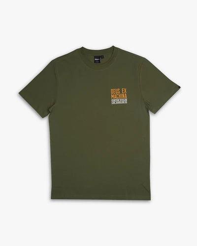  데우스 반팔 티셔츠 DMS231194C LNG LODEN GREEN DOM