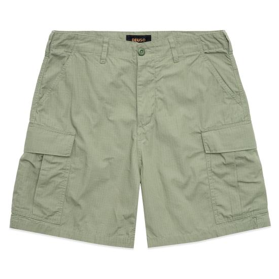  데우스 숏팬츠 DMP243384OGR OIL GREEN DOM