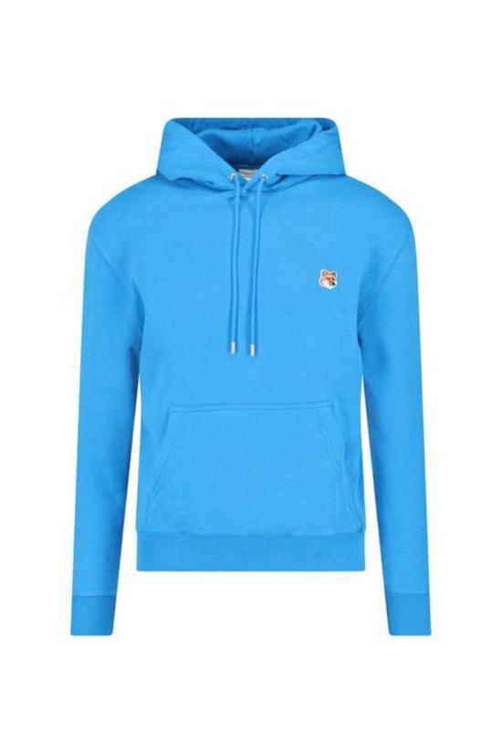  메종키츠네 폭스 헤드 패치 레귤러 후드 LM00702KM0001P451 DOM