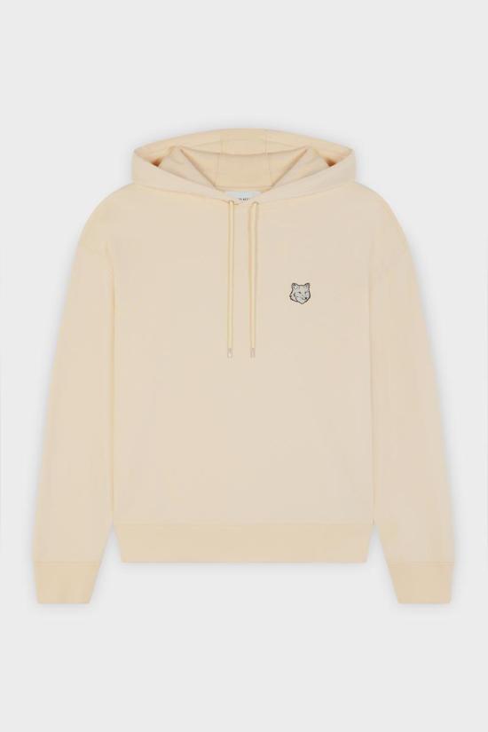  메종키츠네 볼드 폭스 헤드 패치 오버사이즈 후드 LM00705KM0001P205 PAPER DOM