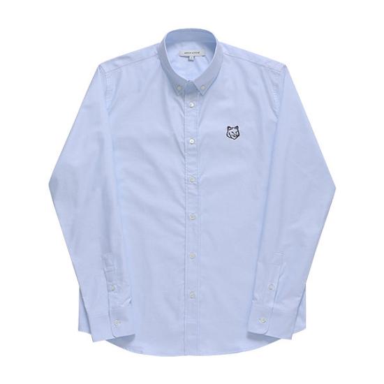  메종키츠네 긴팔 셔츠 MM00410WC2010P410 LIGHT BLUE DOM
