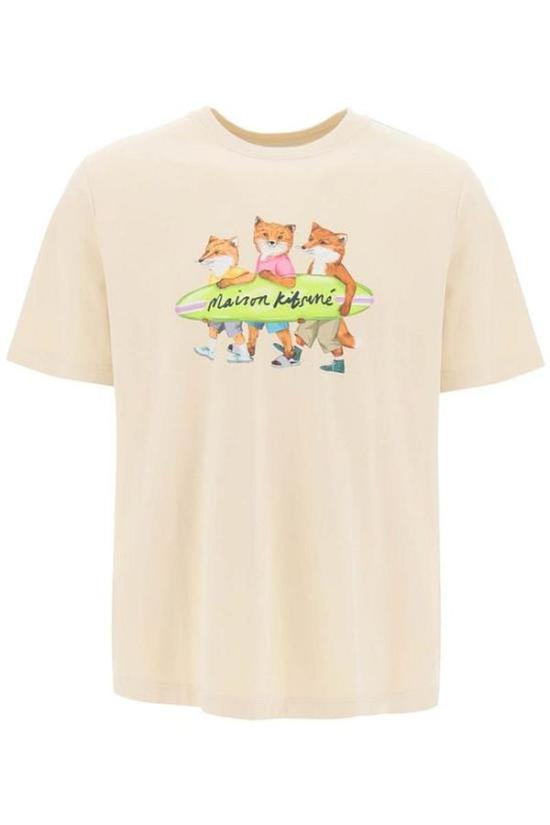  메종키츠네 반팔 티셔츠 MM00120KJ0118 P205 PAPER DOM