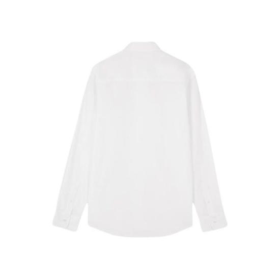 메종키츠네 긴팔 셔츠 MM00410WC2010 P100 WHITE DOM - MAISON KITSUNE