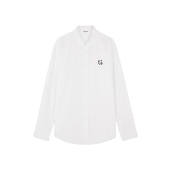  메종키츠네 긴팔 셔츠 MM00410WC2010 P100 WHITE DOM