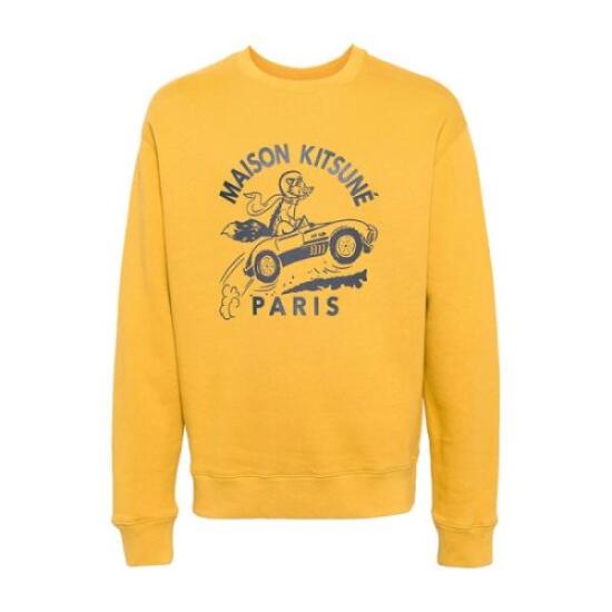  메종키츠네 긴팔 티셔츠 MM00306KM0307P891 FRENCH MUSTARD DOM