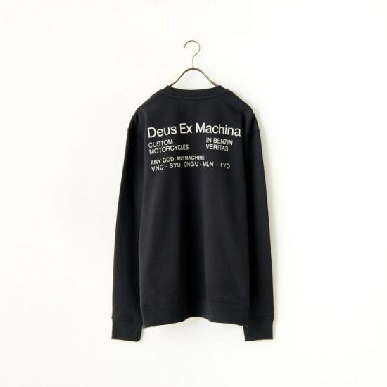 데우스 긴팔 티셔츠 DMF238991 BLK BLACK DOM - DEUS