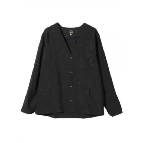  니들스 긴팔 셔츠 OT126 BLACK DOM