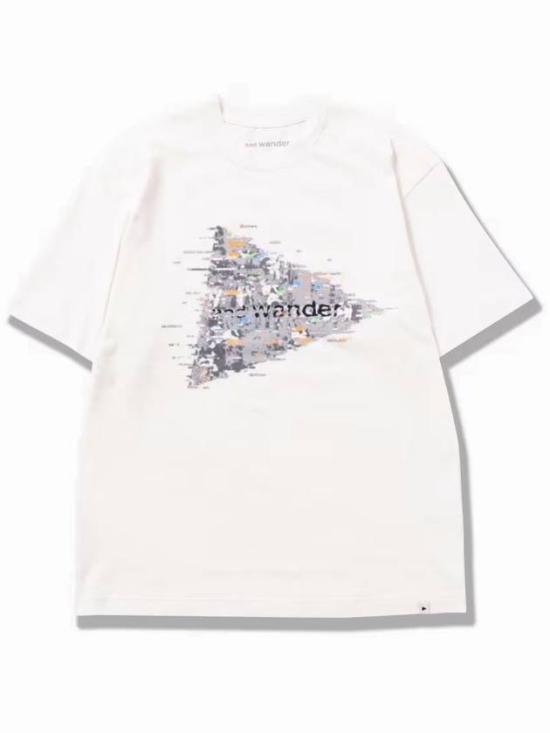  앤드원더 반팔 티셔츠 5744184184030 WHITE DOM