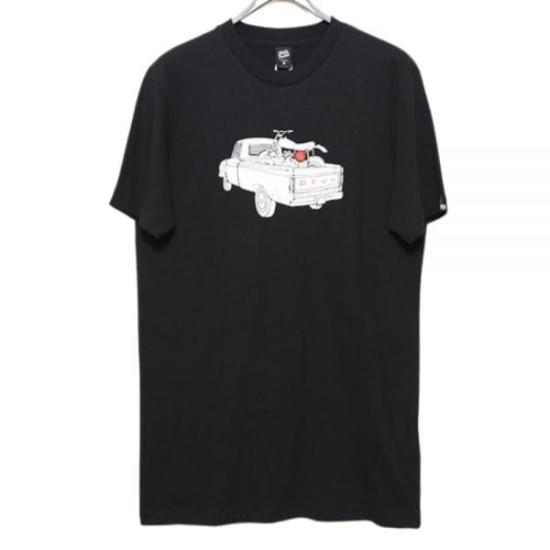  데우스 반팔 티셔츠 TDMW91808DBLK BLACK DOM