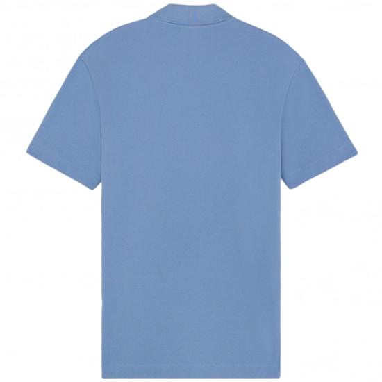  메종키츠네 볼드 폭스 헤드 패치 컴포트 폴로 셔츠 MM00210KJ7010P428 HAMPTON BLUE DOM - MAISON KITSUNE