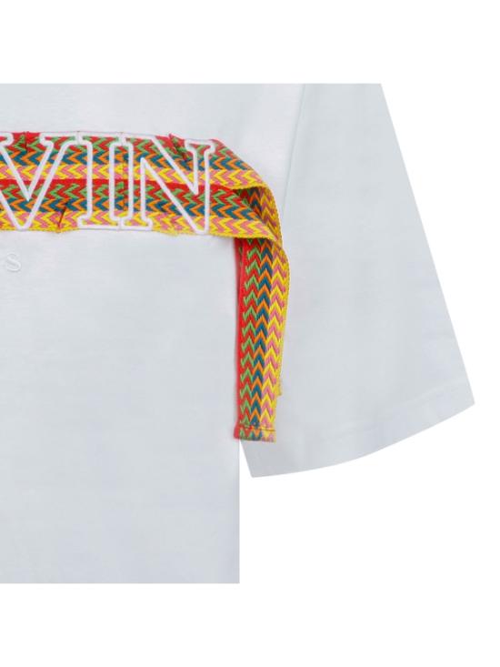  랑방 반팔 티셔츠 RMTS0026J198 01 WHITE DOM - LANVIN