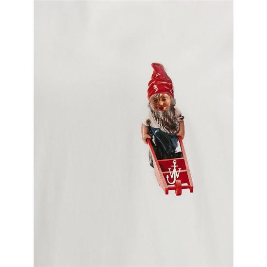  JW앤더슨 반팔 티셔츠 JT0214PG0980001 WHITE DOM - JW ANDERSON