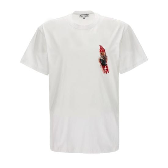  JW앤더슨 반팔 티셔츠 JT0214PG0980001 WHITE DOM