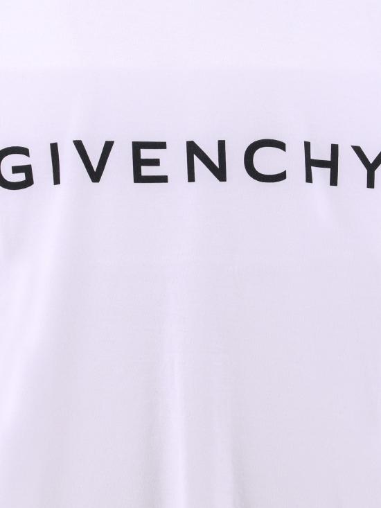  지방시 반팔 티셔츠 BM716N3YAC 100 WHITE DOM - GIVENCHY