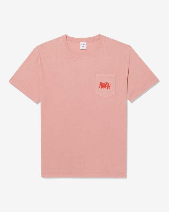  노아 반팔 티셔츠 PT027FW23 RSE ROSE DOM