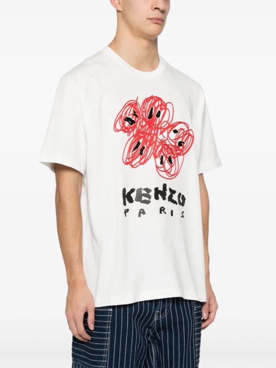  겐조 반팔 티셔츠 FE55TS2734SG02 DOM - KENZO