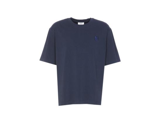  메종키츠네 볼드 폭스 헤드 패치 오버사이즈 티셔츠 LM00107KJ0119P492 DOM