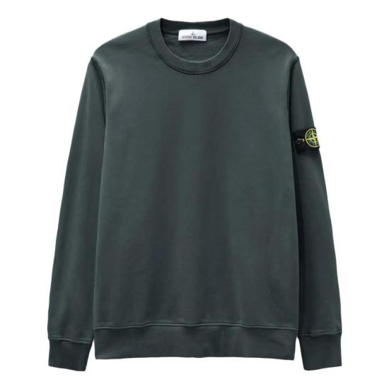  스톤 아일랜드 긴팔 티셔츠 791563051V0M67 MELANGE DARK GREY DOM