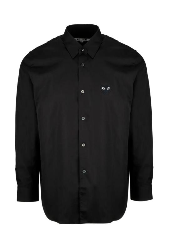  꼼데가르송 긴팔 셔츠 AX B004 051 1 P1B004 BLACK DOM