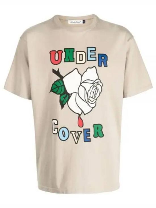  언더커버 반팔 티셔츠 UC2C3807 BEIGE DOM