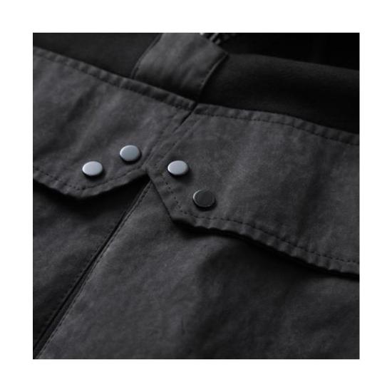  텐 씨 후드 티셔츠 23CTCUF08166 A06455 999 BLACK DOM - TEN C