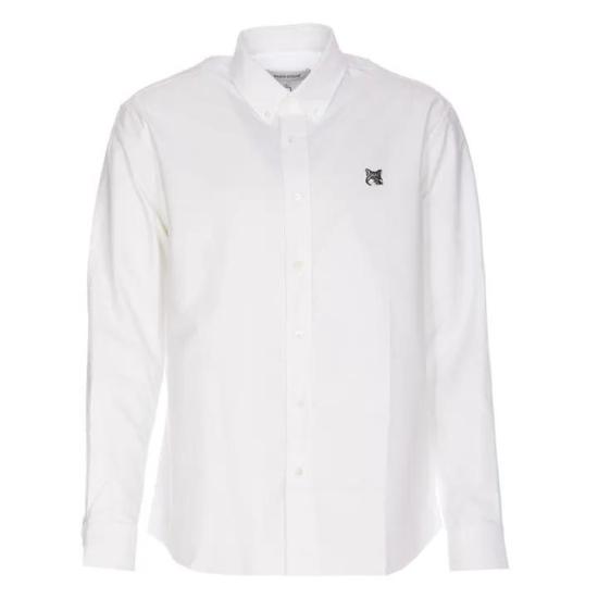  메종키츠네 긴팔 셔츠 LM00401WC2010P100 WHITE DOM