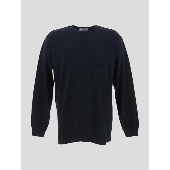  스톤 아일랜드 긴팔 티셔츠 791521244V0020 NAVY BLUE DOM