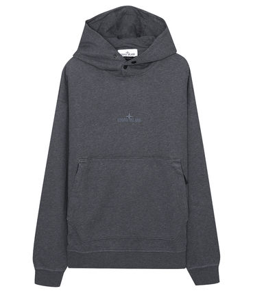  스톤 아일랜드 후드 티셔츠 781562251V0M67 DARK GRAY MELANGE DOM