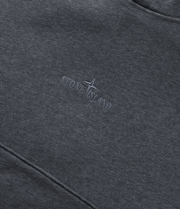  스톤 아일랜드 후드 티셔츠 781562251V0M67 DARK GRAY MELANGE DOM - STONE ISLAND