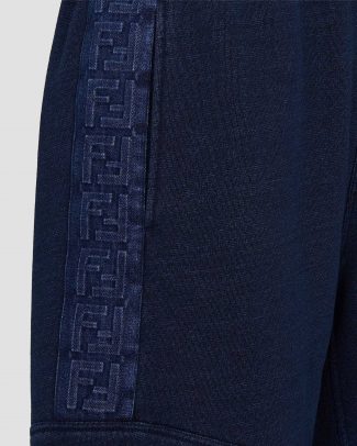  펜디 숏팬츠 FFJERSEYBERMUDAPANTSFAB651AN5UF0RU7 BLUE DOM - FENDI