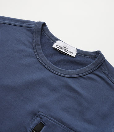  스톤 아일랜드 긴팔 티셔츠 781560352V0024 AVIO BLUE DOM - STONE ISLAND