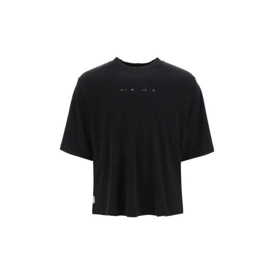  스톤 아일랜드 반팔 티셔츠 78192052CV2029 BLACK DOM