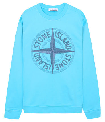  스톤 아일랜드 긴팔 티셔츠 781565484V0042 TURQUOISE DOM