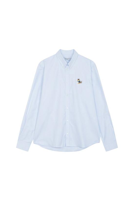  메종키츠네 긴팔 셔츠 KM00488WC2010P410 LIGHT BLUE DOM