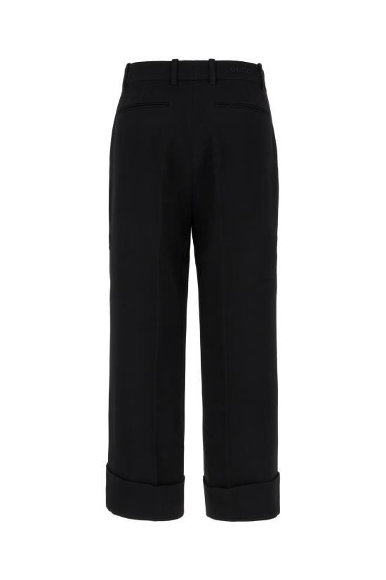 25SS 구찌 스트레이트 팬츠 803845Z7ADG 1000 Nero - GUCCI