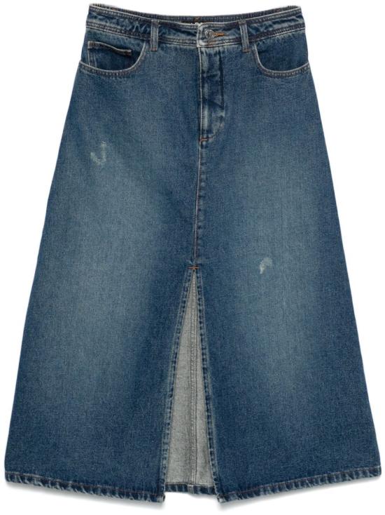 25SS 아페쎄 숏 스커트 COHFC F06423 IAL WASHED INDIGO