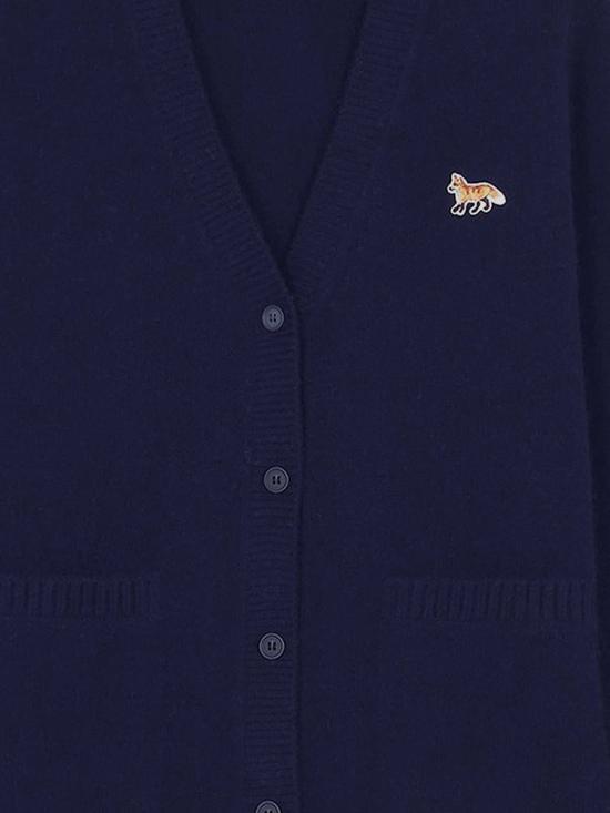  메종키츠네 가디건 LW00507KT1006P480 NAVY DOM - MAISON KITSUNE