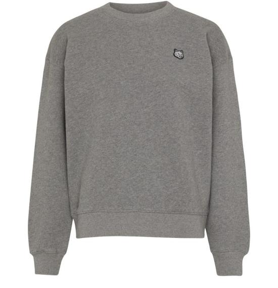  메종키츠네 볼드 폭스 헤드 패치 컴포트 스웨트셔츠 MW00315KM0307 H131 MEDIUM GREY MELANGE DOM